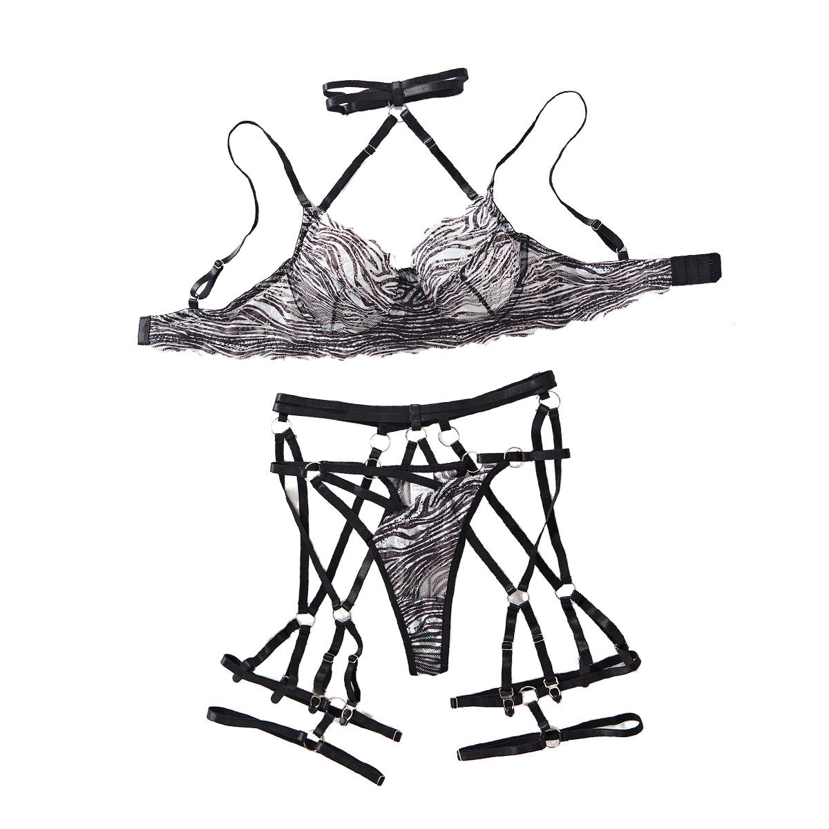 Ensemble Lingerie “Mystic Strings” – Élégance et Provocation