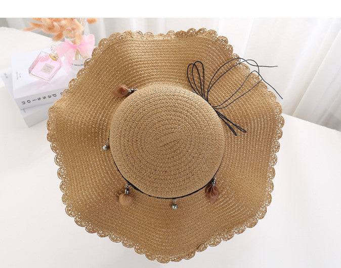 Chapeau de Plage “Vague d’Été” – Protection & Élégance Tressée