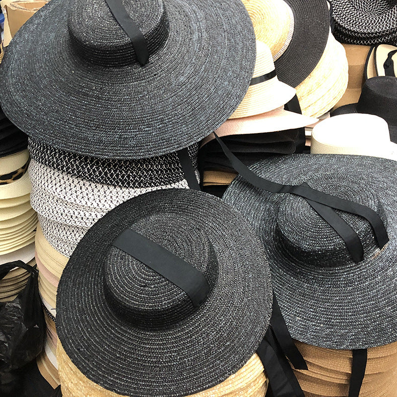 Chapeau de Paille “Riviera Élégante” – Chic Minimaliste & Protection Solaire