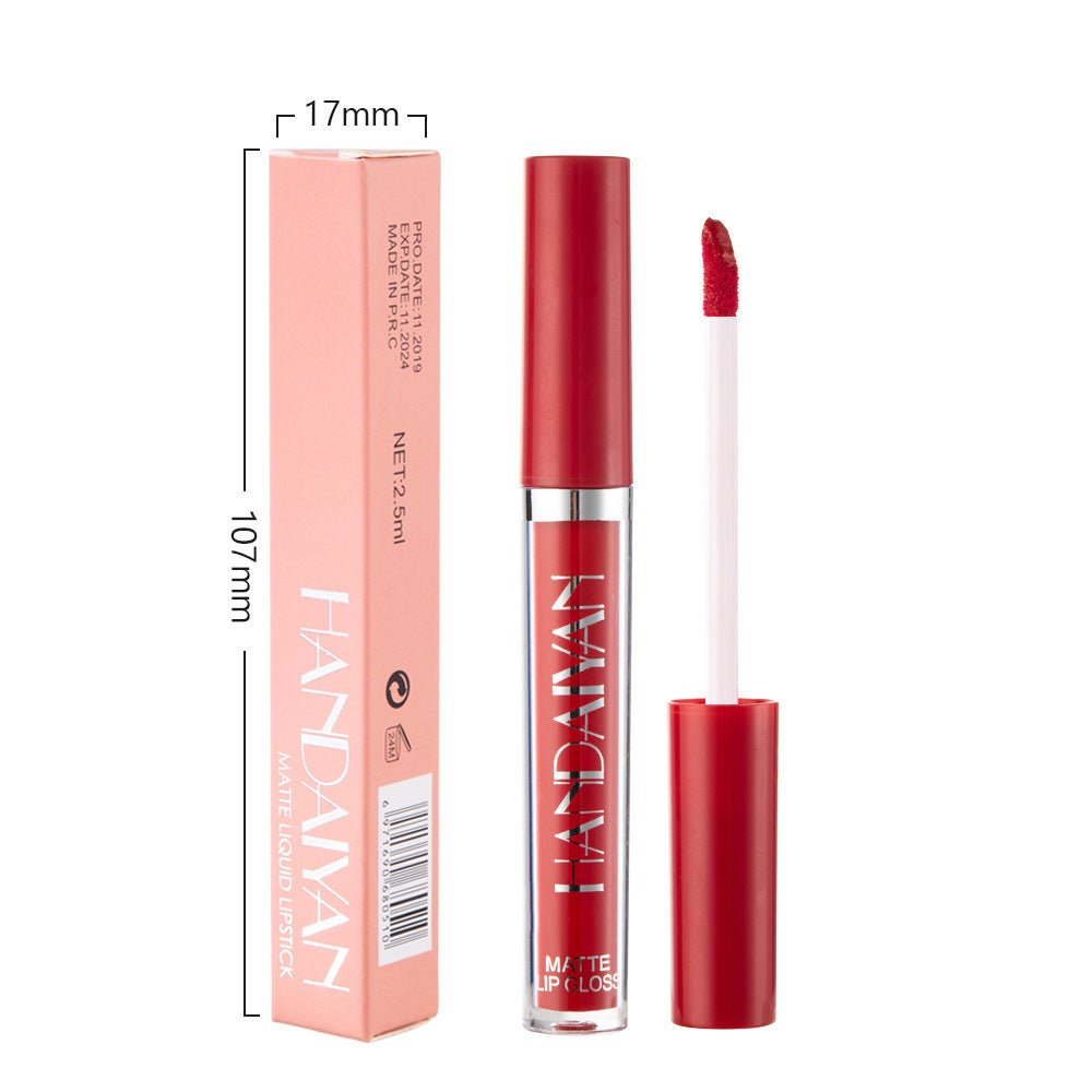 Rouge à Lèvres Liquide Mat – Zéro Transfert & Longue Tenue