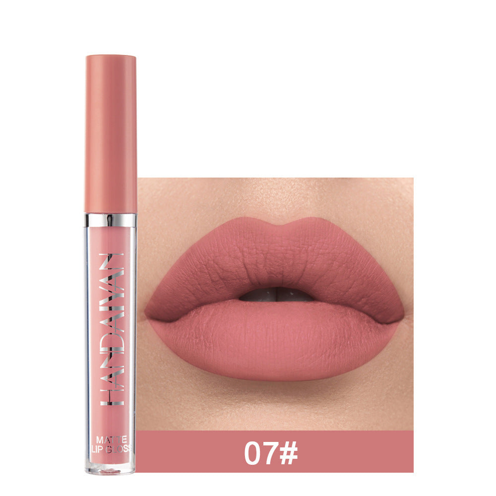 Rouge à Lèvres Liquide Mat – Zéro Transfert & Longue Tenue