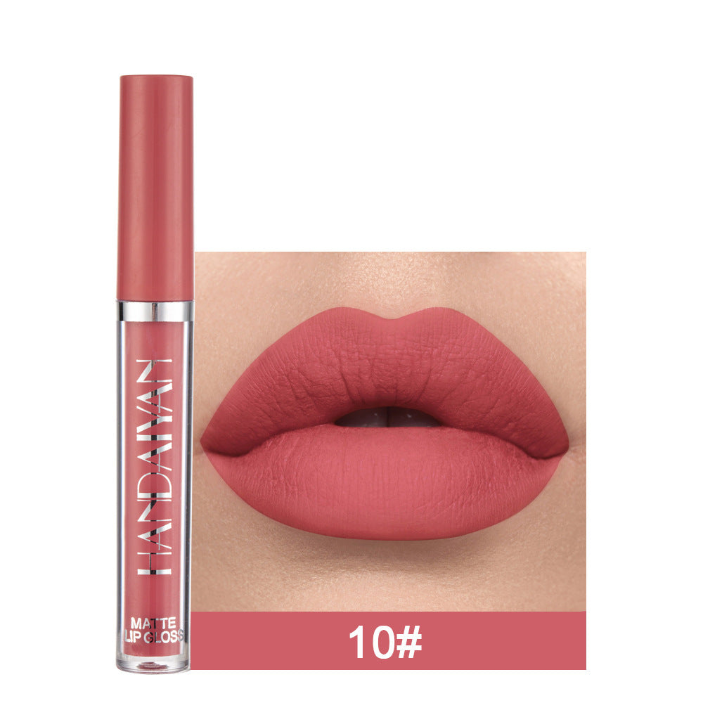 Rouge à Lèvres Liquide Mat – Zéro Transfert & Longue Tenue