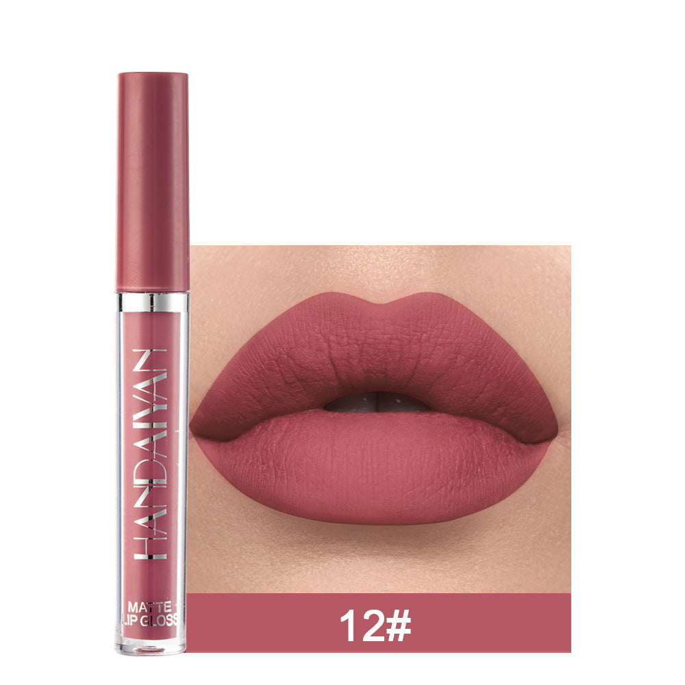 Rouge à Lèvres Liquide Mat – Zéro Transfert & Longue Tenue