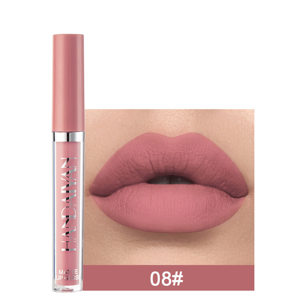 Rouge à Lèvres Liquide Mat – Zéro Transfert & Longue Tenue