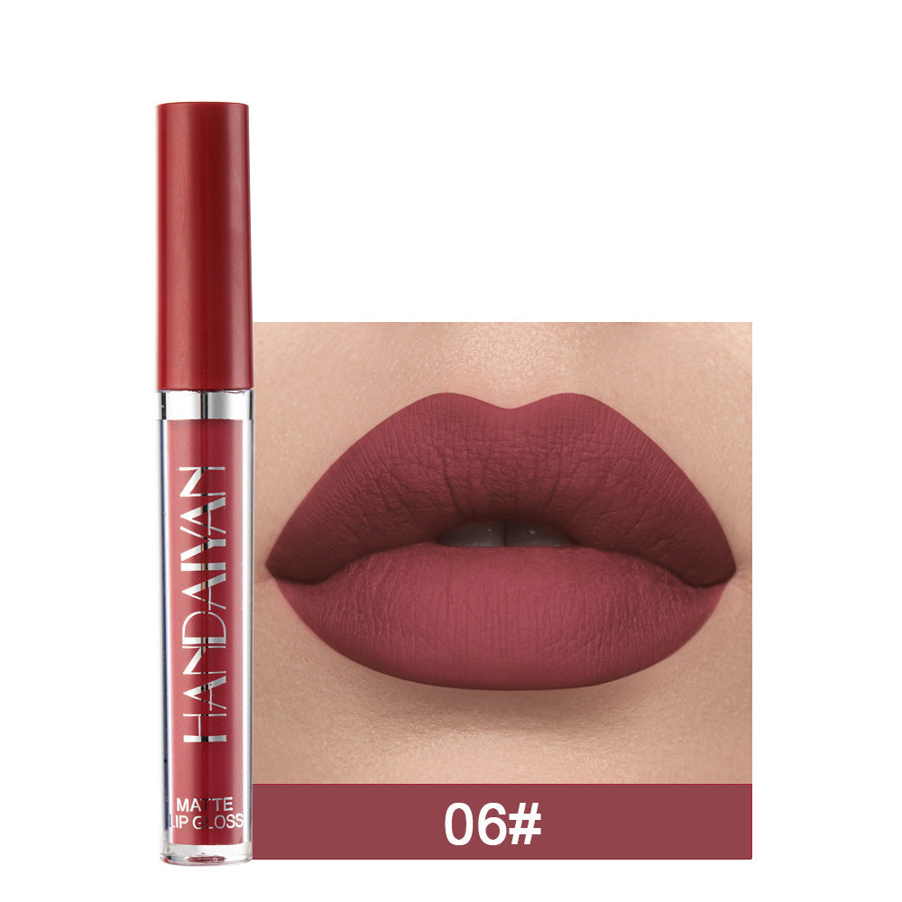 Rouge à Lèvres Liquide Mat – Zéro Transfert & Longue Tenue