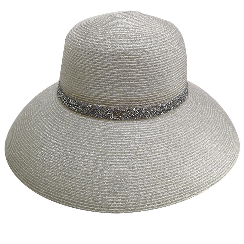Chapeau “Soléva Glam’Sun” – Élégance Pailletée & Protection UPF50