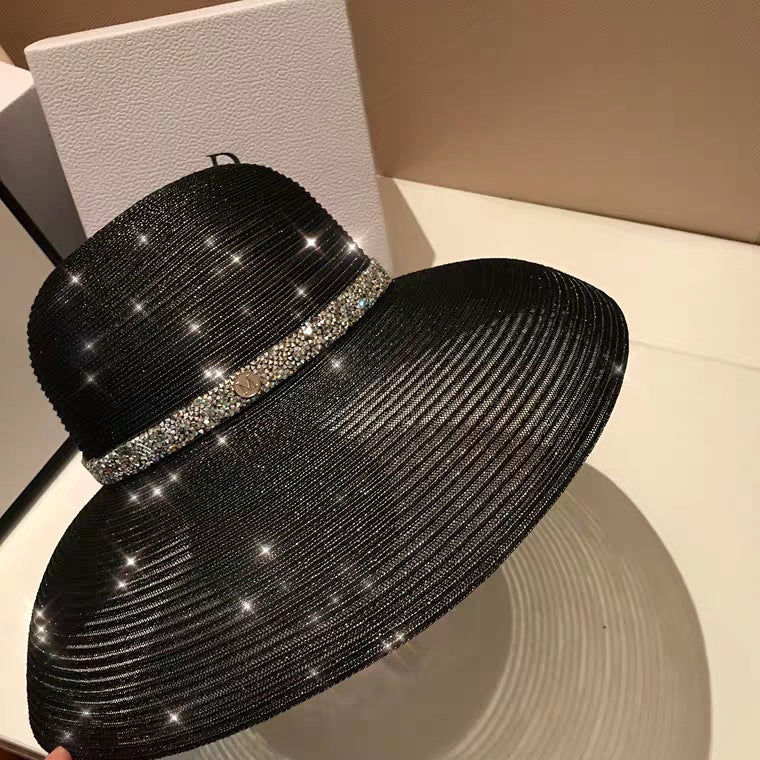 Chapeau “Soléva Glam’Sun” – Élégance Pailletée & Protection UPF50