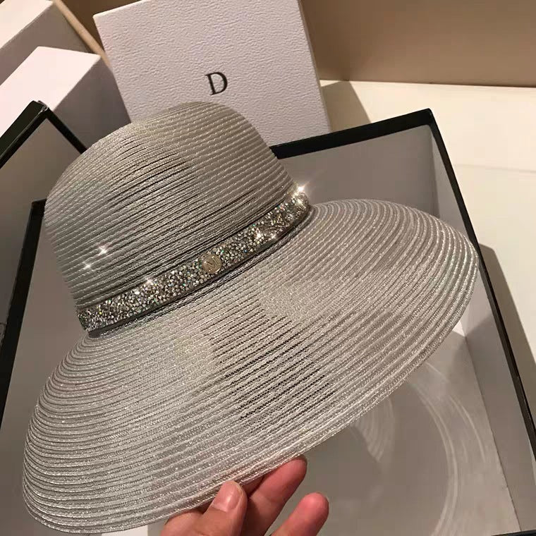 Chapeau “Soléva Glam’Sun” – Élégance Pailletée & Protection UPF50