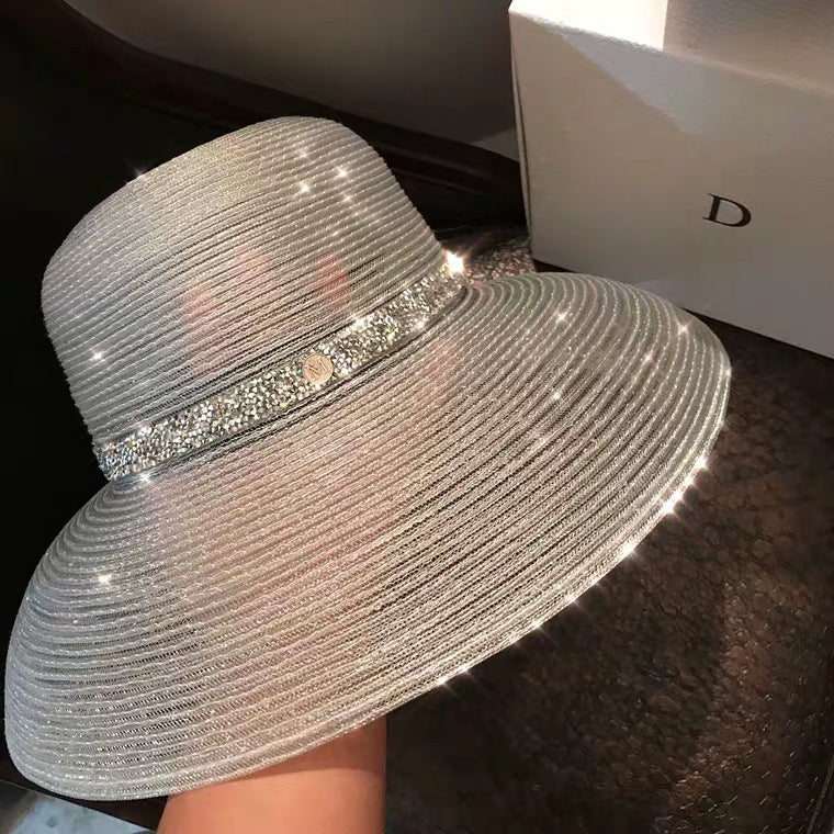 Chapeau “Soléva Glam’Sun” – Élégance Pailletée & Protection UPF50