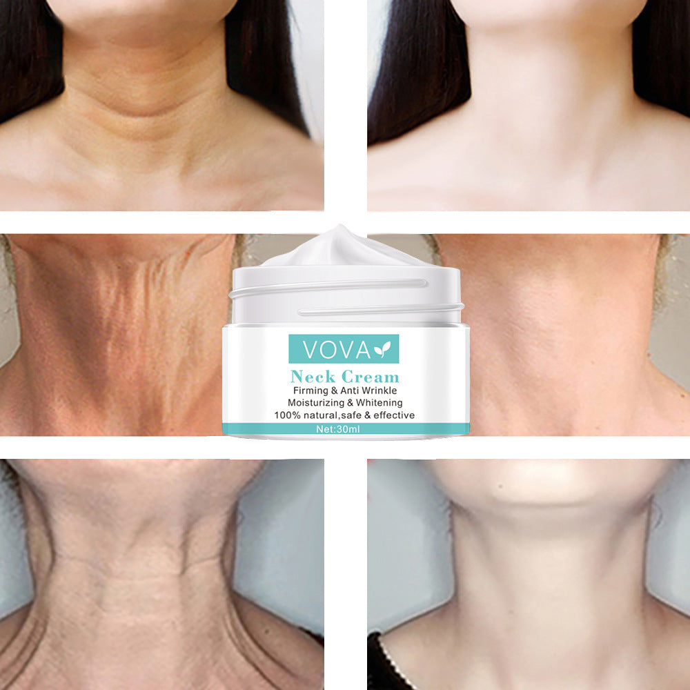 Crème Raffermissante pour le Cou VOVA – Anti-Rides & Éclat Naturel (30ml)