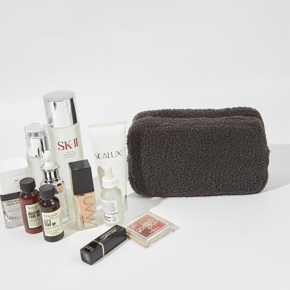 Trousse de Rangement Douce en Velours – Grand Format & Style Cocooning