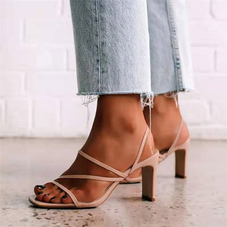 Sandales à Talons pour Femme – Élégance & Confort Grande Taille