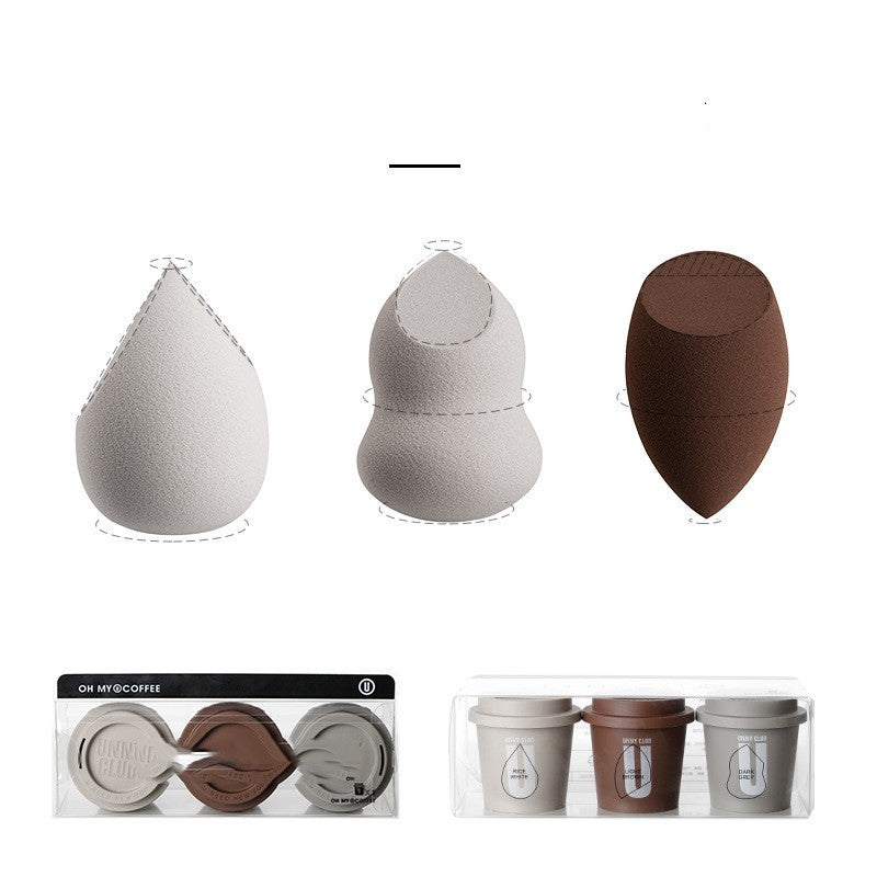 Éponge de Maquillage Ultra-Douce avec Boîtier – Application Parfaite & Hygiénique