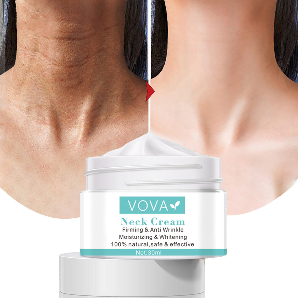 Crème Raffermissante pour le Cou VOVA – Anti-Rides & Éclat Naturel (30ml)