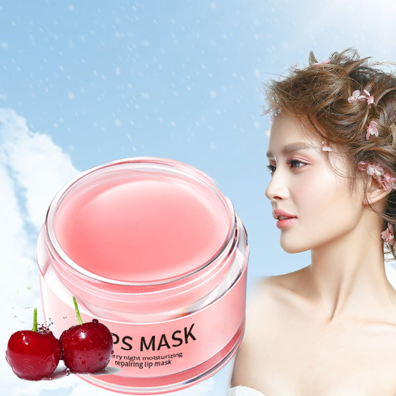 Masque Lèvres Hydratant à la Cerise – Soin de Nuit Réparateur