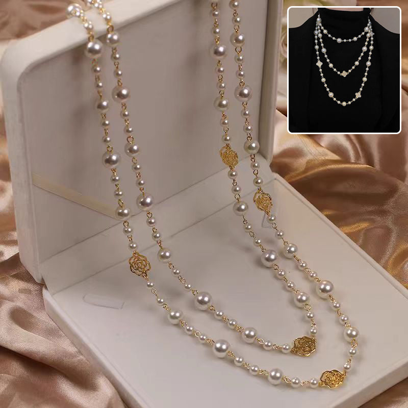 Collier “Perles d’Élégance” – Style Rétro & Charme Intemporel