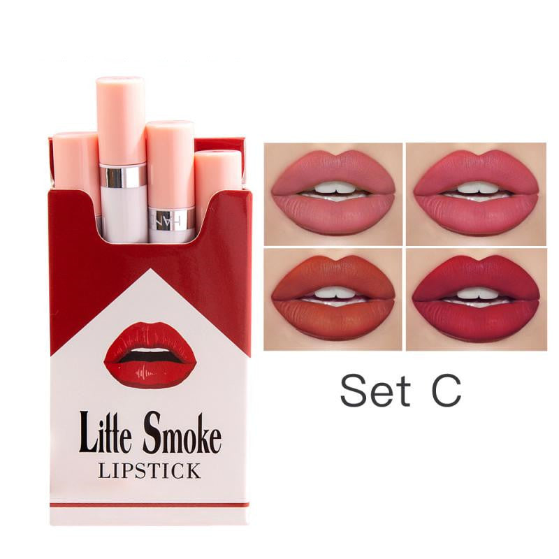 Set de Rouges à Lèvres Mat – Finition Veloutée & Coffret Original