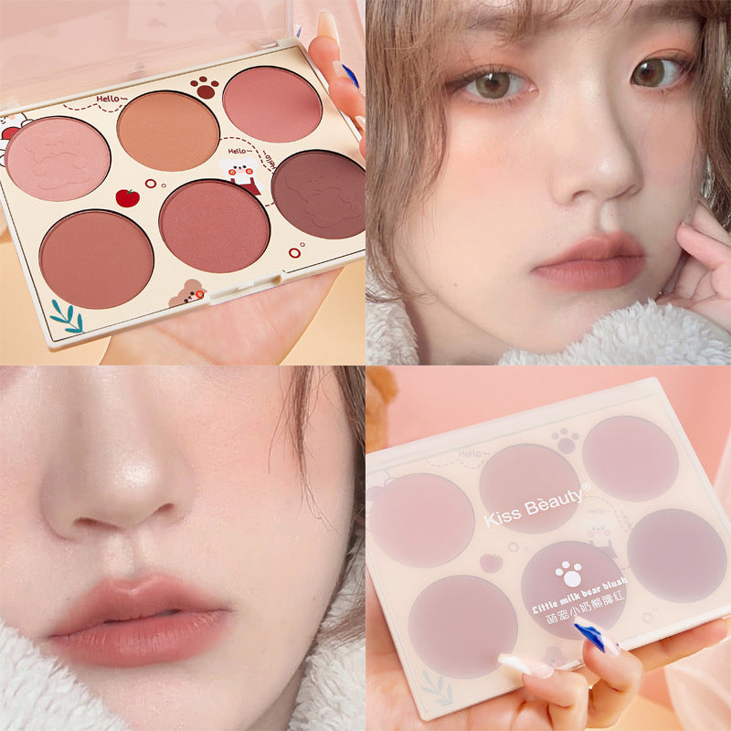 Palette de Blush Multi-Couleurs – Édition Bear Blush