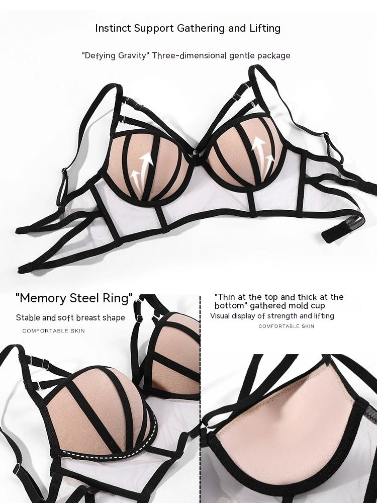 Ensemble lingerie “Strappy Illusion” – Moderne, sensuel, affirmé