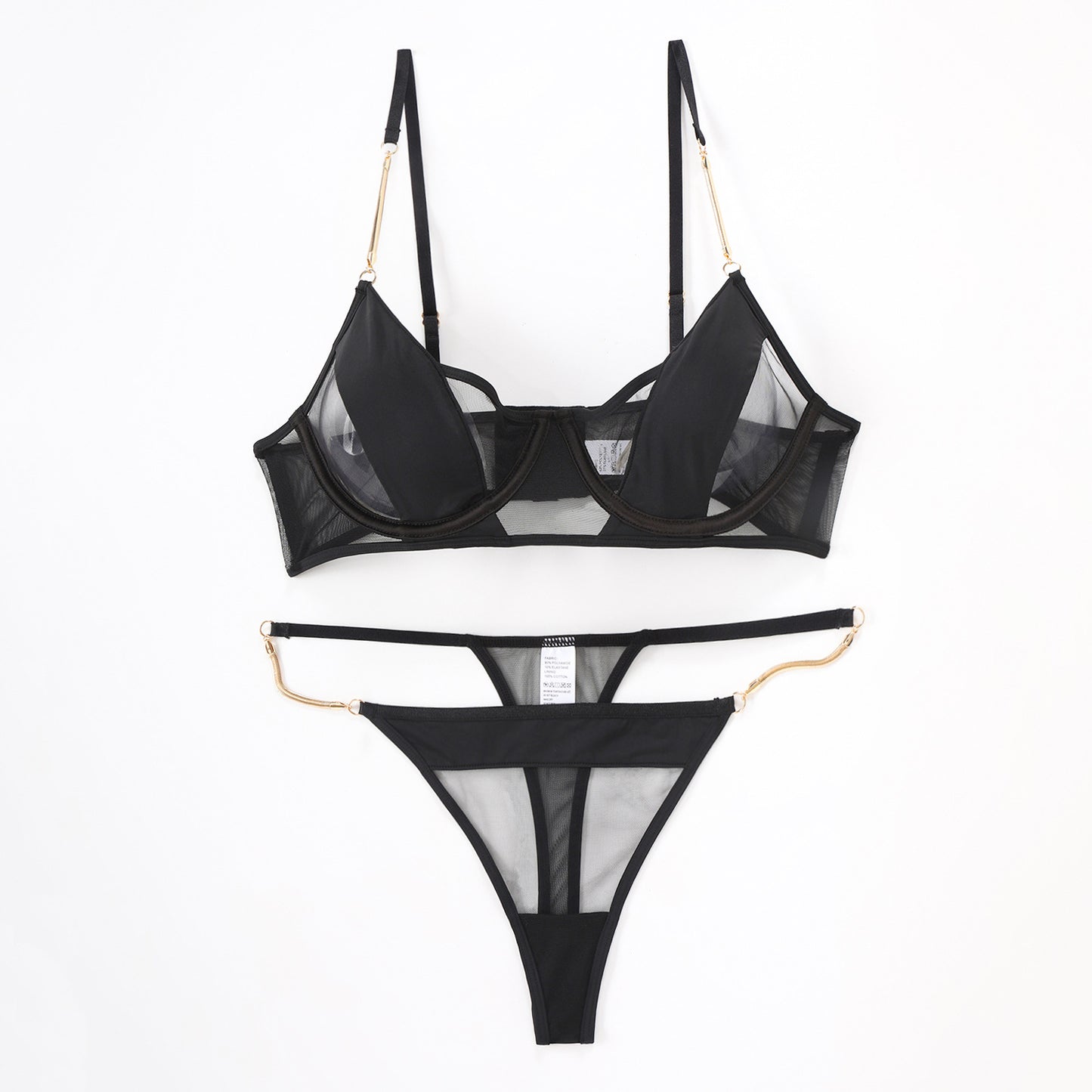 Ensemble lingerie “Éclat Noir” – Élégance & audace
