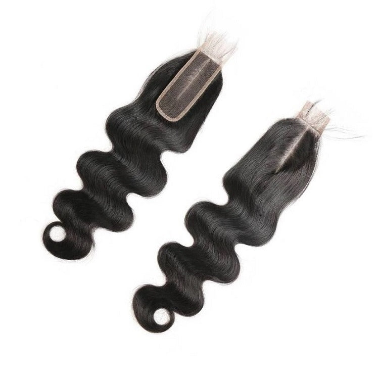 Mèche de Cheveux Naturels - Body Wave Fermeture en Dentelle