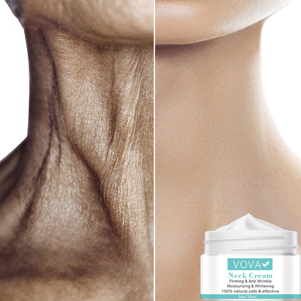 Crème Raffermissante pour le Cou VOVA – Anti-Rides & Éclat Naturel (30ml)