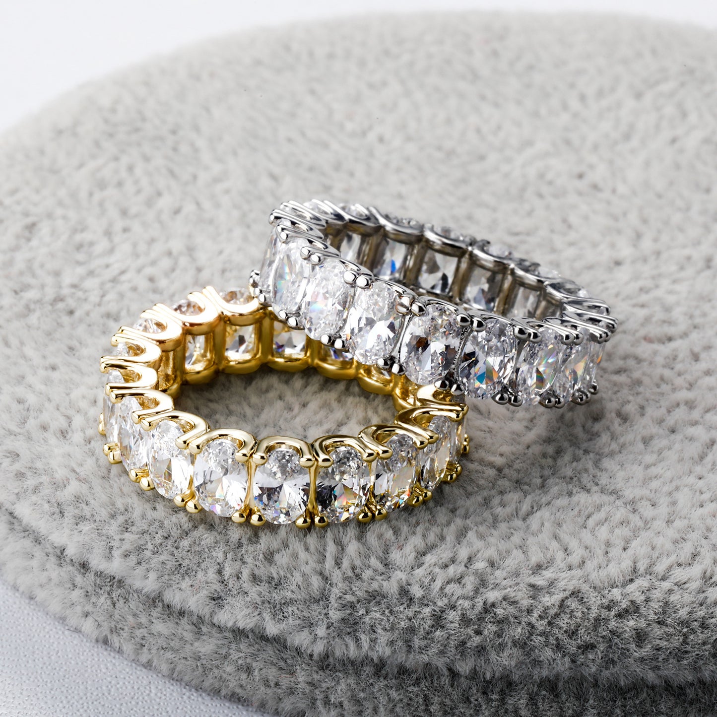 Bague “Infinity Shine” – Luxe Éclatant pour Elle & Lui