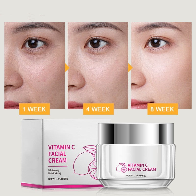 Crème Visage à la Vitamine C – Éclat & Hydratation Quotidienne