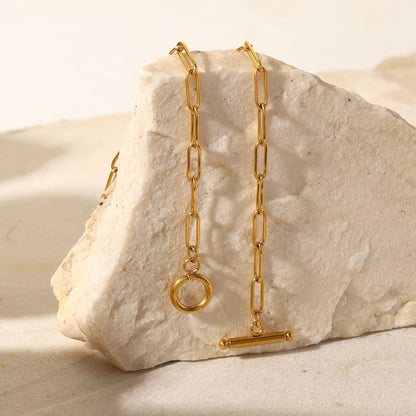 Collier “Golden Link” – Élégance Minimaliste & Esprit Tendance