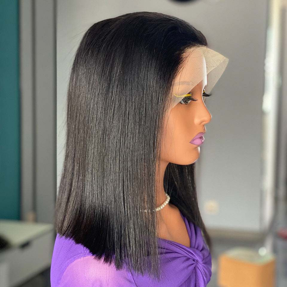 Perruque Bob 100 % Cheveux Humains – Densité 200 %