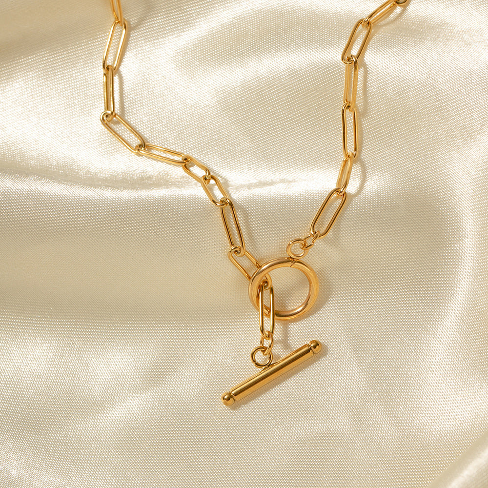 Collier “Golden Link” – Élégance Minimaliste & Esprit Tendance