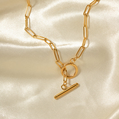 Collier “Golden Link” – Élégance Minimaliste & Esprit Tendance