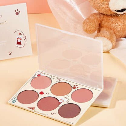 Palette de Blush Multi-Couleurs – Édition Bear Blush