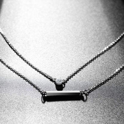 Collier Double Rang “Épure” – Élégance Minimaliste pour Toutes les Occasions