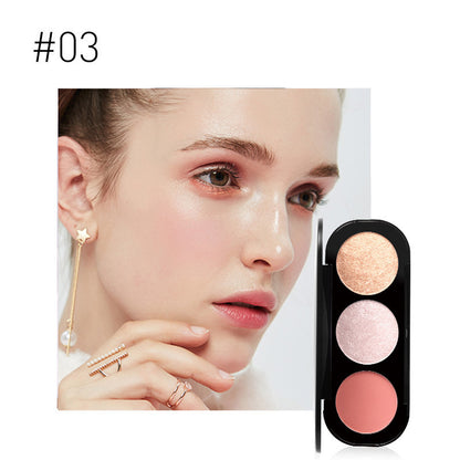 Palette Éclat Réparatrice 3-en-1 – Blush & Highlighter