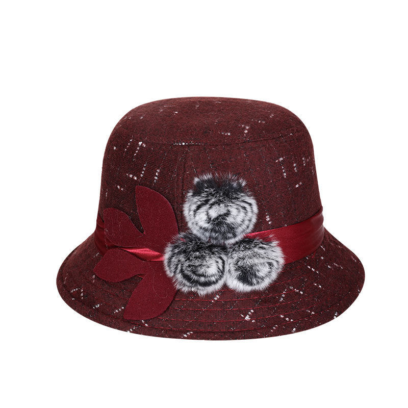 Chapeau“Fleur d’Hiver” – Élégance & Chaleur au Féminin