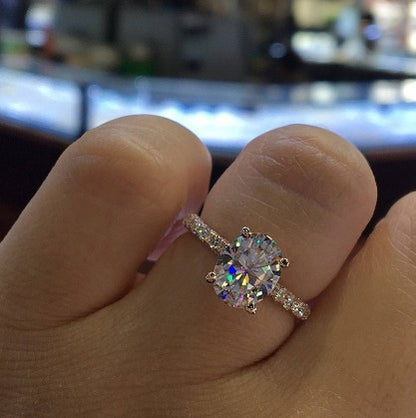 Bague Élégance Éternelle – Cristal & Strass Brillants