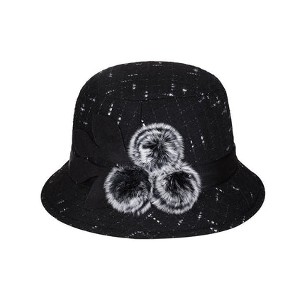 Chapeau“Fleur d’Hiver” – Élégance & Chaleur au Féminin