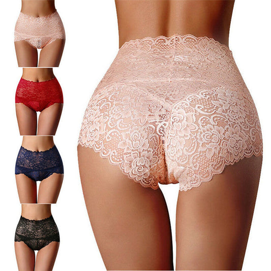 Culotte Haute en Dentelle Sexy – Confort & Élégance au Quotidien