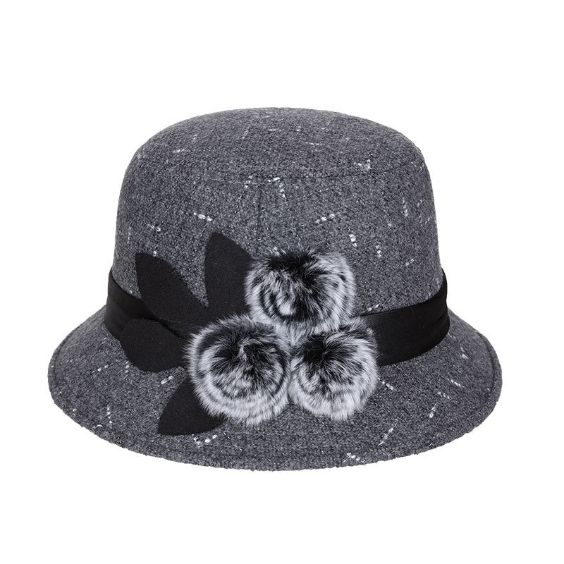 Chapeau“Fleur d’Hiver” – Élégance & Chaleur au Féminin