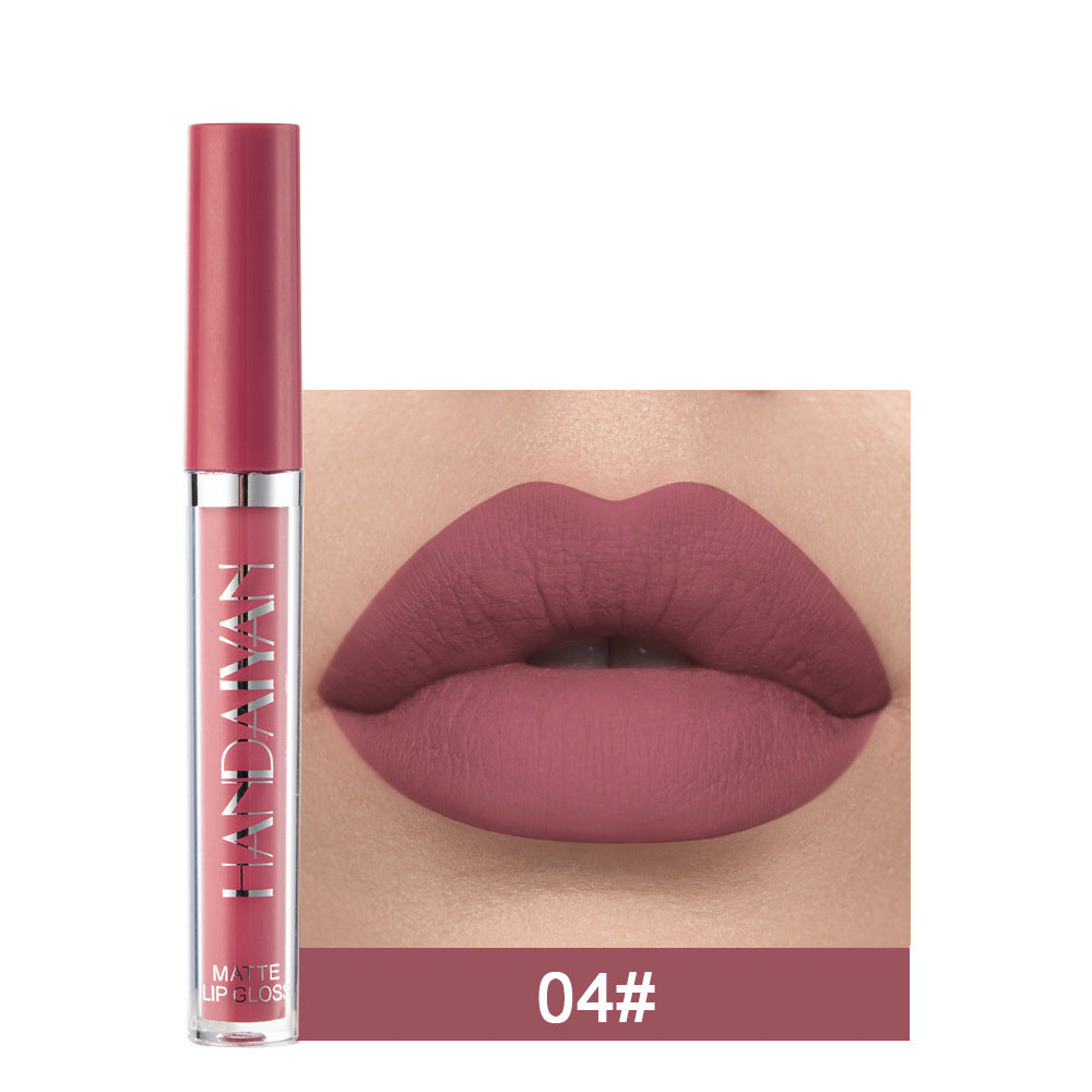 Rouge à Lèvres Liquide Mat – Zéro Transfert & Longue Tenue