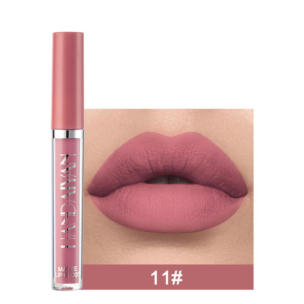 Rouge à Lèvres Liquide Mat – Zéro Transfert & Longue Tenue