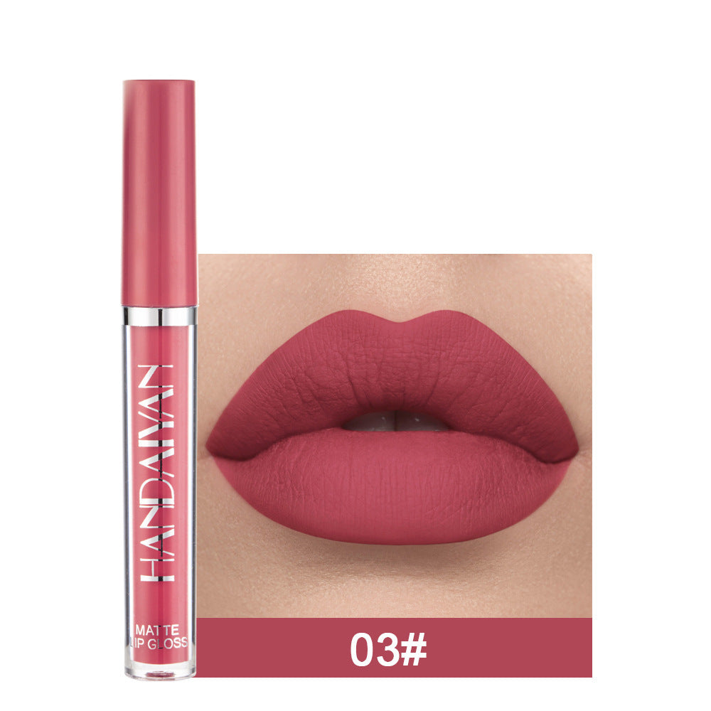 Rouge à Lèvres Liquide Mat – Zéro Transfert & Longue Tenue
