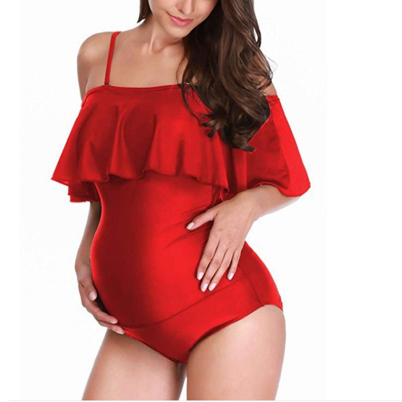 Maillot de Bain de Grossesse – Une Pièce Confort & Élégance