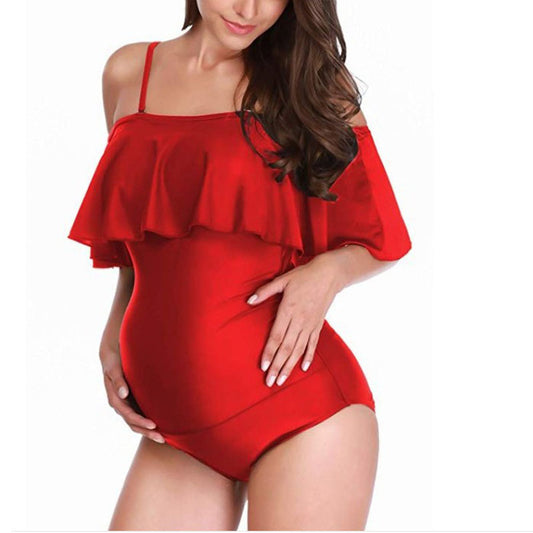 Maillot de Bain de Grossesse – Une Pièce Confort & Élégance