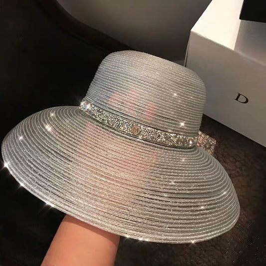 Chapeau “Soléva Glam’Sun” – Élégance Pailletée & Protection UPF50