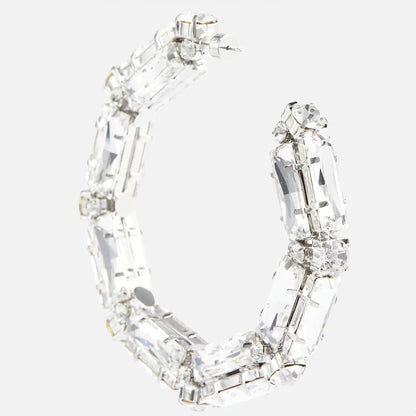 Créoles Cristal “Lumière Glamour” – Audace et Élégance Brillante