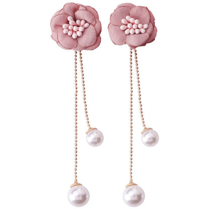 Boucles d’Oreilles “Fleur de Charme” – Élégance Florale & Tendance Coréenne