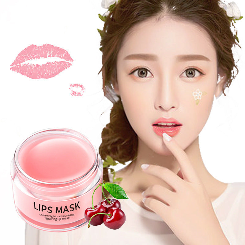 Masque Lèvres Hydratant à la Cerise – Soin de Nuit Réparateur