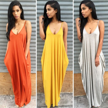 Robe Longue Décontractée d’Été – Confort & Style pour Toutes les Silhouettes
